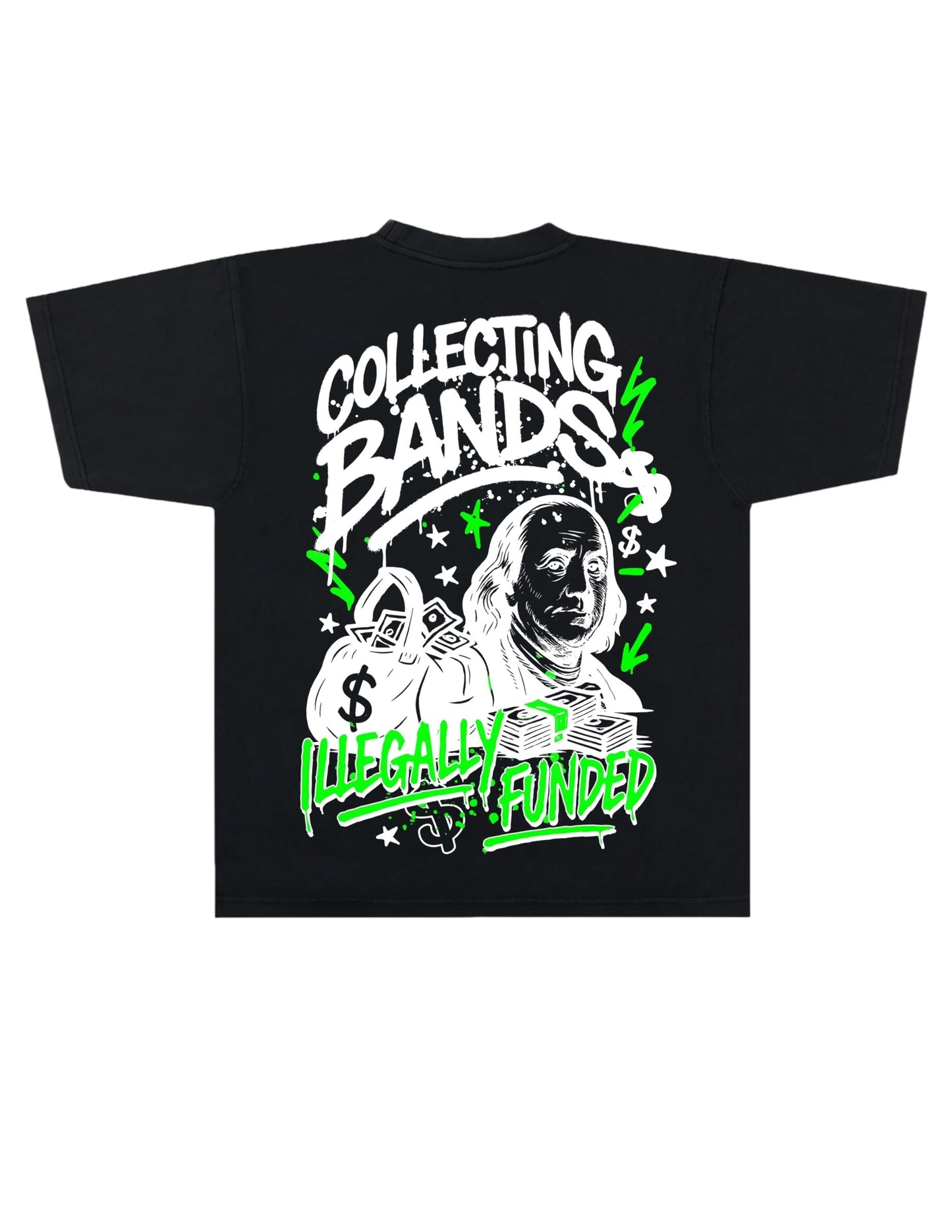ILLEGALLY FUNDED TEE BLACK