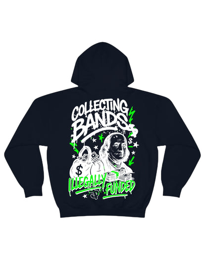 ILLEGALLY FUNDED HOODIE BLACK