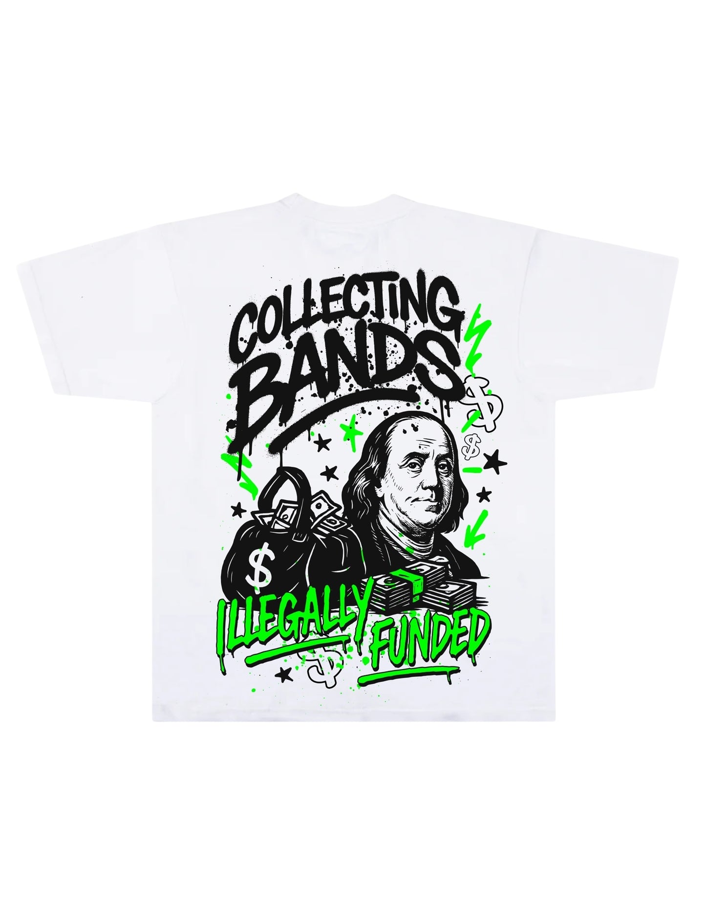 ILLEGALLY FUNDED TEE WHITE